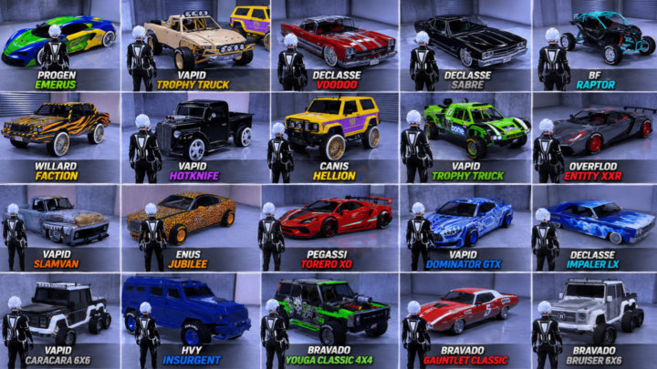 PS5 ONLY - 20 MODDED CARS